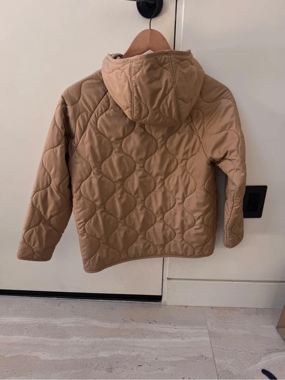 Patagonia Kids' Quilted Puffer Jacket - Tan size M or 10